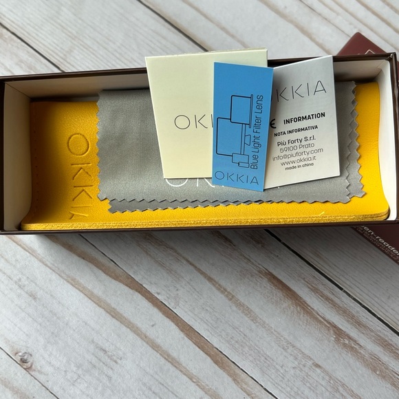 OKKIA “Giovanni” READERS from Italy - 1.00 Anti Blue Light Reading Glasses - Picture 9 of 12